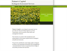 Tablet Screenshot of naturescap.com